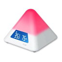【最大300円クーポン】【送料無料】プラス PLUS 温湿度LEDアラーム AT-TH03 |ピラミッド型
