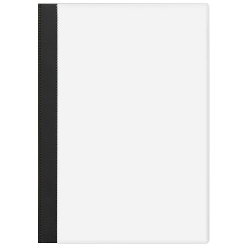 プレゼンファイルの定番！スティックファスナー式とじ具。書類の一時保管に便利な二重表紙です。表紙は無地透明＆ホルダー形式になっているので、オリジナル表紙を作ることができます。 ●外形寸法（縦）[mm]：307 ●外形寸法（横）[mm]：220 ●収容枚数[枚]：120 ●色：ホワイト ●背幅[mm]：12 ●ポケット厚[mm]：0.2 ●表紙厚[mm]：表・裏＝透明・色付0.3mm、内ポケット＝0.2 ●表紙厚（裏）[mm]：色付0.3 ●穴数[穴]：2 ●穴間隔[mm]：80 ●表紙仕様：ダブルタイプ（二重表紙） ●規格：A4-S ●材質：表紙＝（表）軟質ポリオレフィン（裏）ポリプロピレン、とじ具＝オレフィン鋼板 ●レポートファイル＜タテ型＞