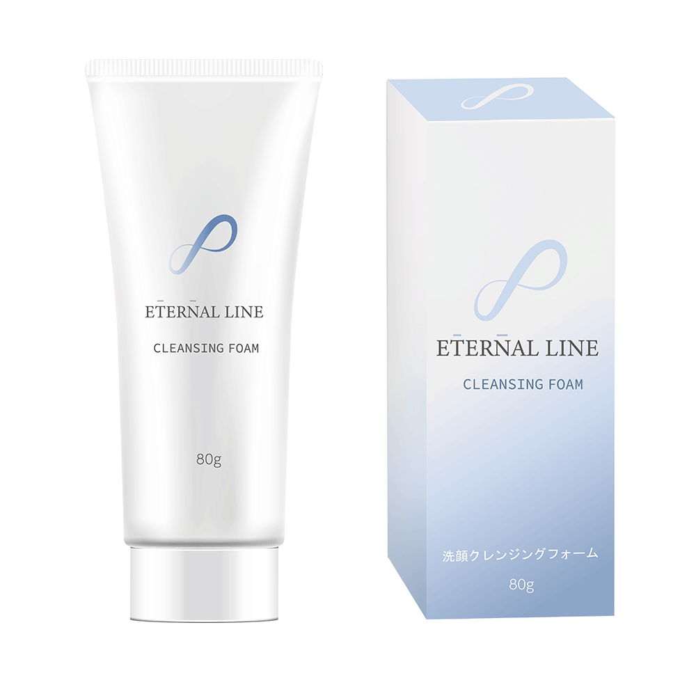 【P20倍】エターナルライン 洗顔フォーム 80g | 泡 美容 洗顔 保湿 もちもち泡 もっちり 潤い