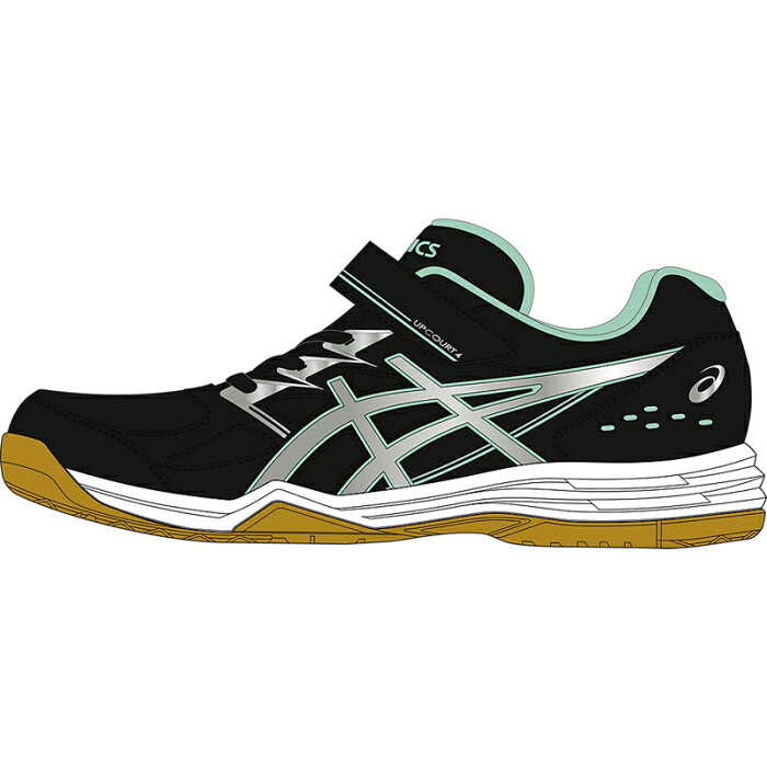 アシックス asicsUPCOURT 4 PSテニス・バドミントンシューズ(1074A029-002)