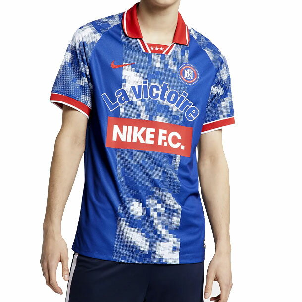 ナイキ NIKEFC FTBL ホーム S S ジャージサッカー ウェア プラシャツ19SU(AQ0661-438)