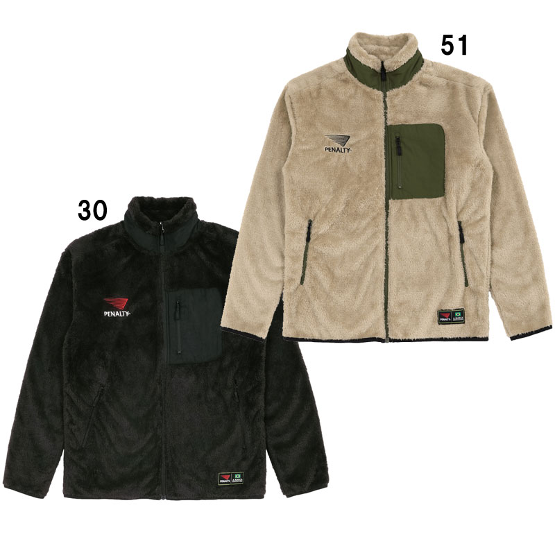 ペナルティー penalty フリースジャケット ユニセックス 秋冬 防風 トレーニングウェア サッカー フッ..