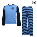 ボルコム VOLCOMBroman Pj Set キッズ パジャマYOUTH VOLCOM PAJAMASy2341530-nvy