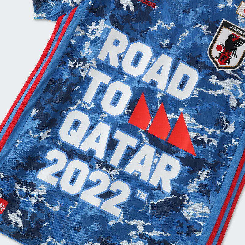 アディダス adidas サッカー 日本代表 突破記念ユニフォーム記念 レプリカ ホーム ユニフォーム 限定 JAPAN 日本代表 サッカー ウェア 21SS(MIU67-GB8047)バーゲン サッカー 用品 セール
