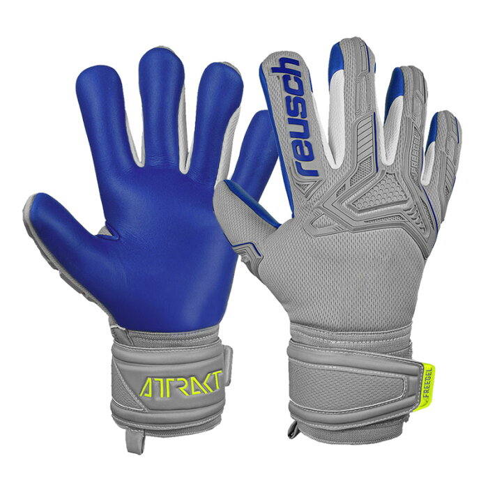 ロイシュ reusch アトラクト フリーゲル シルバー JR ジュニア サッカー キーパーグローブ 22FW(5262235-6006)