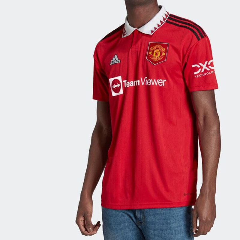 アディダス adidas マンチェスター・ユナイテッド 22/23 ホームユニフォーム サッカー レプリカウェア 22FW(KML96-H13881)バーゲン サッカー 用品 セール