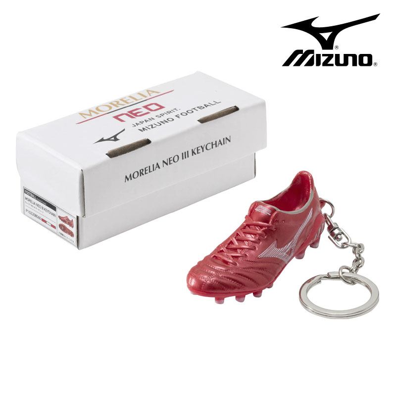 ミズノ MIZUNO モレリア NEO 3 キーチェーン サッカー MORELIA アクセサリー キーホルダー 22AW(P1GZ208060)