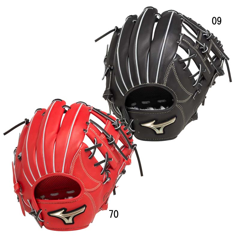 ブルウエブ ミズノ MIZUNO 軟式用 グローバルエリート H Selection SIGNAPOWER LAYERタイプ 内野手用 グラブ袋付 野球 一般 軟式 グローブ グラブ 22AW(1AJGR27607):ビバスポーツ にスリット