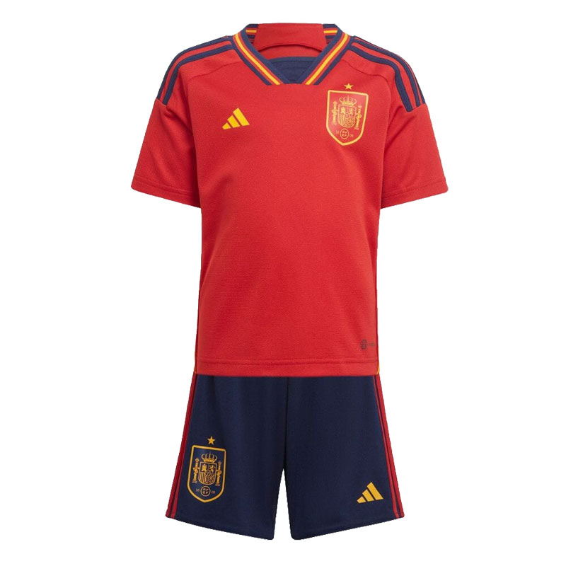 アディダス adidas スペイン代表 ホームミニキット キッズ サッカー レプリカウェア SPAIN 22FW (TA839-HF1417)ネット通販 サッカー 用品 セール