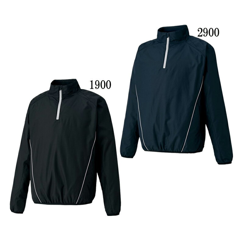 ZETT(ゼット) 長袖ハーフジップジャンパー 野球 ソフトVジャン (BOV337)