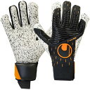 uhlsport(ウールシュポルト) SCスーパーグリップ ハーフネガティブ サッカーキーパー手袋 22FW (1011261-01)