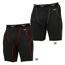 ミズノ MIZUNOドライエアロフローKUGEKIスライディングパンツ 抗菌防臭/防汚 野球 ウェア スラパン ファウルカップ23SS(12JBAP24)