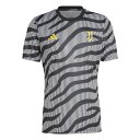 アディダス adidas ユベントス プレマッチ ジャージー サッカー レプリカウェア 23SS (DJE76-HZ5033)