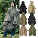 KiU キウ ウォータープルーフ バイシクルポンチョ タイプA WP BICYCLE PONCHO TYPE.A アウトドア レインコート 23SS(K203)