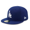 ニューエラ NEW ERA 59FIFTY MLBオンフィールド ロサンゼルス・ドジャース ゲーム 野球 フットサル サッカー キャップ 帽子 23AW(135...
