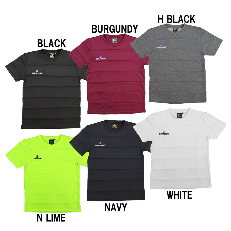 アールズコート Earls court ジュニア シンプルボーダー切り替えトップ JR サッカー プラクティスシャツ (ECJ-S031)