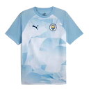 PUMA(プーマ) MCFC マンチェスター シティ FC プレマッチ 半袖 シャツ サッカー ウェア レプリカウェア 24SS(774370-01)