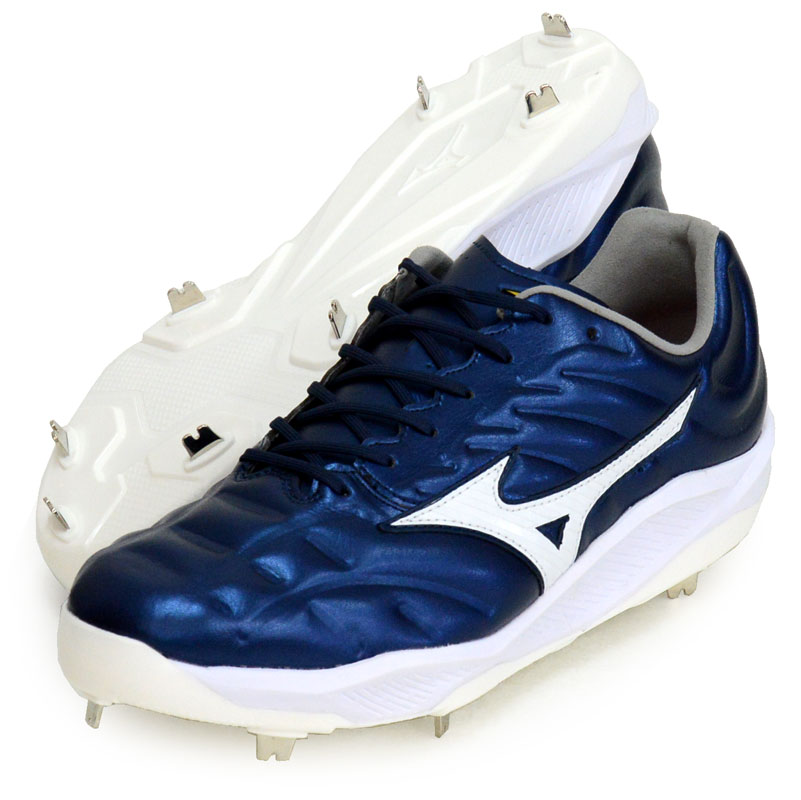 ミズノ MIZUNO ミズノプロ クッションレボプロ 野球 ソフト 金具 スパイク シューズ 厚底 24SS (11GM243014)