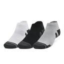 underarmour(アンダーアーマー) パフォーマンス ローカット ソックス3足 マルチSP ソックス 24SS (1379504-011)