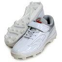 クボタスラッガー SLUGGER ジュニア用スパイク 白 野球 ポイント スパイク JR 少年用 24AW(D-J01WH) 久保田