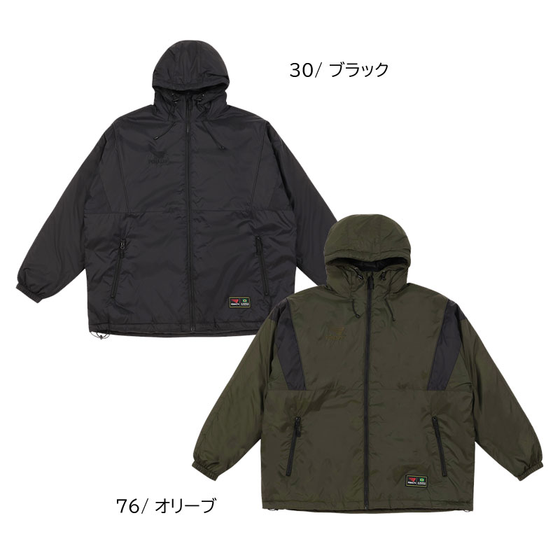 ペナルティー penalty ヘリテージ・中綿フーディナイロンジャケット サッカー フットサル ウェア コート 24FW(POF4505)