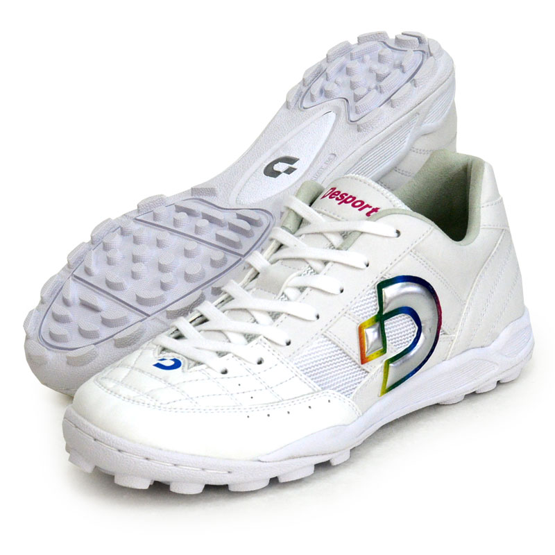 デスポルチ Desporte リオ LL TF フットサルトレーニングシューズ 24FW (DS2144PW×M-SIL)