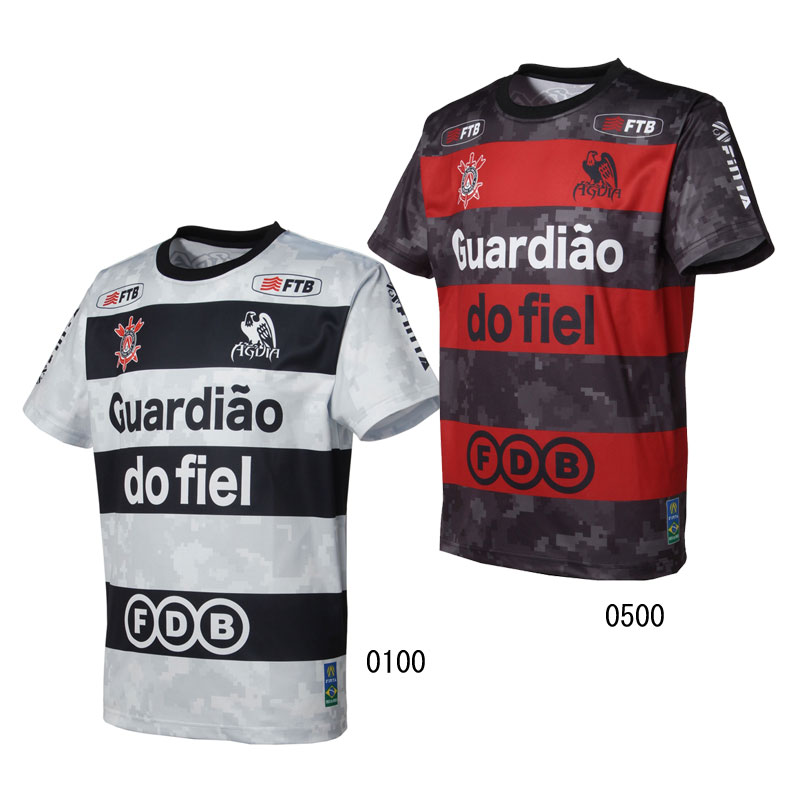 フィンタ FINTA JOGA グラフィック ボーダーシャツ サッカー フットサル ウェア プラシャツ 25SS (FT44..