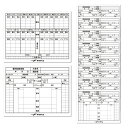 フィンタ FINTA フィンタ レフェリー記録用紙10枚セット(ハーフサイズ) サッカー フットサル 審判用 25SS(FT3516)
