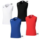 ミズノ MIZUNO インナーシャツ ユニセックス サッカー ノースリーブ インナーシャツ 25SS(P2MAC050)