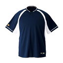 デサント(descente)2ボタンベースボールシャツ野球半袖シャツ(DB-103B)(4)