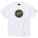 バスケットボールとクラシカルなロングホーンズロゴの組み合わせがポイントのTシャツ。 使用済みペットボトルを使用したエコフレンドリーなリサイクル生地を使用しています。 素材：ポリエステル100％ 機能：吸水速乾 原産国：中国 【カラー】(2000)