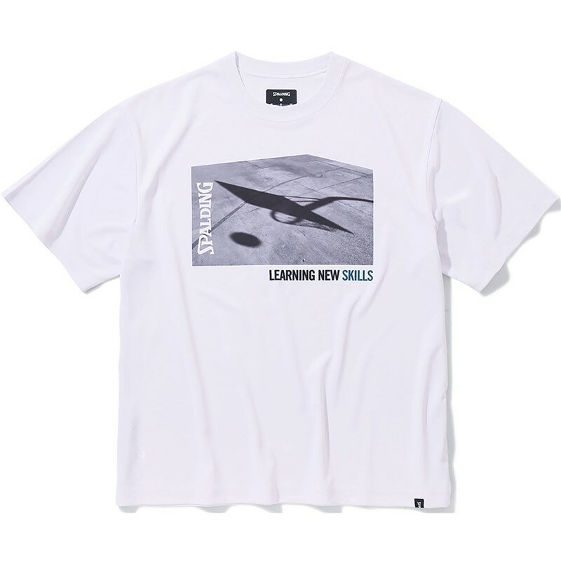 spalding(スポルディング)Tシャツ フォト ラーニング ニュー スキルスバスケット半袖 Tシャツ(smt24015-2000)