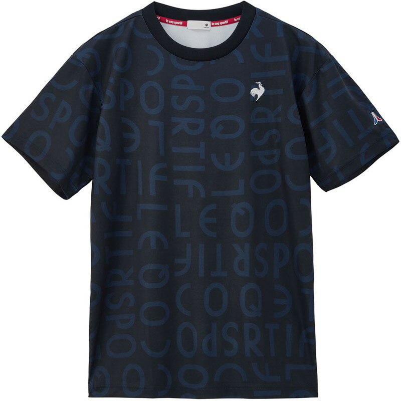 lecoqsportif(ルコック)サンスクリーン グラフィックシャツマルチSPTシャツ M(qmmxja02-nv)