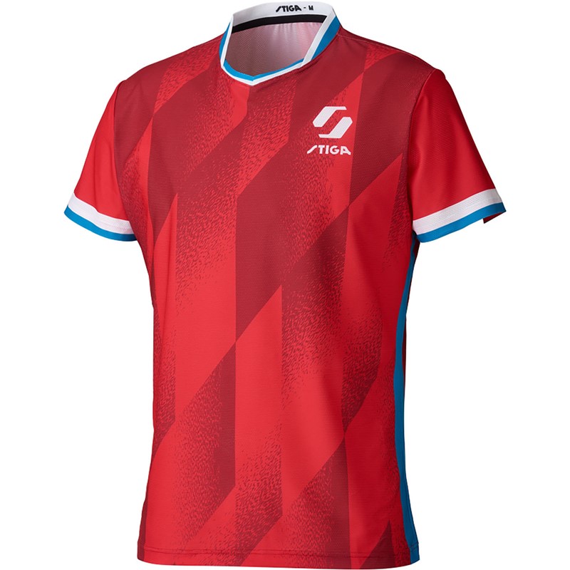 stiga(スティガ)STIGAシャツ KR-III レッド 2XLタッキュウゲームシャツ(1805680508)