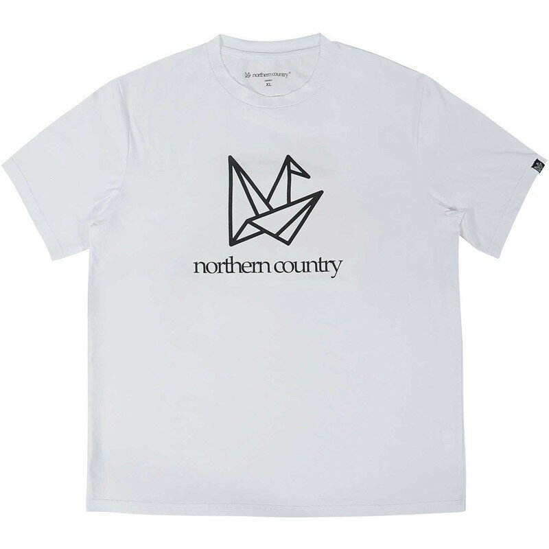 ノーザンカントリーnortherncountryハイブリッドT-シャツ ロゴアウトドアハンソデTシャ