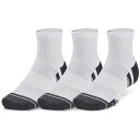 UNDER ARMOUR(アンダーアーマー)UAパフォーマンステック クオーター ソックス (3足セット)マルチスポーツ ソックス(1379510-100)