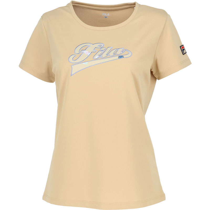 FILA(フィラ)アップリケTシャツテニス Tシャツ ウィメンズ(vl2926-03)
