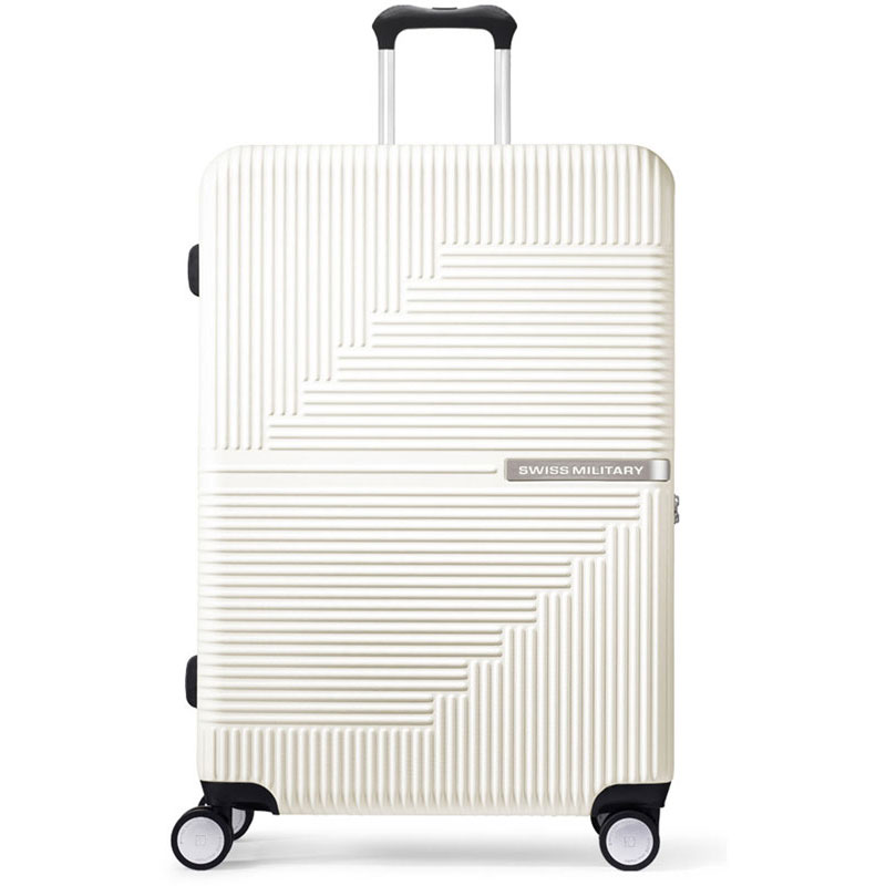 SWISS MILITARY(スイスミリタリー)GENESIS(ジェネシス) スーツケース 66cm バニラホワイトカジュアル ..