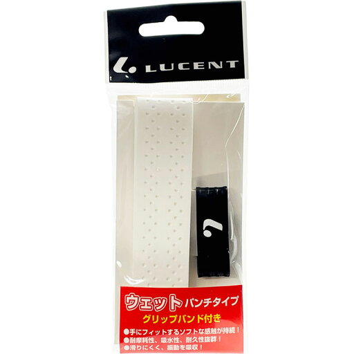 LUCENT(ルーセント)グリップテープ(ラバーバンド付) ホワイトテニス グッズ その他(xle5230) LUCENT(ルーセント)グリップテープ(ラバーバンド付) ホワイトテニス グッズ その他(xle5230)