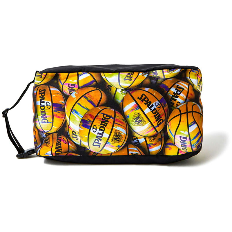 SPALDING(スポルディング)シューズバッグ マーブル イエローバスケットボール シュ...