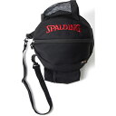 SPALDING(スポルディング)ボールバッグプロ ブラック×レッドバスケットボール ボールケース(49005rd)