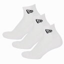 NEWERA(ニューエラ)SOCKS ANKLE 3PAIRS WHI 25Jウェアソックス14518186