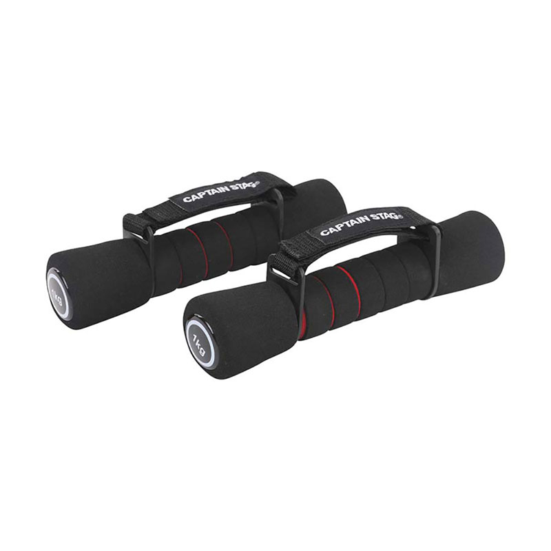 CAPTAIN STAG(キャプテンスタッグ)ランニングダンベル 1.0Kg×2トレーニング機器バーベル・ダンベル・ア..