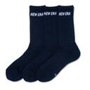 NEWERA(ニューエラ)SOCKS CREW 3PAIRS NVY 25Jウェアソックス14518177(4)
