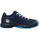 wilson(ウイルソン)RUSH PRO JR L NAVY BLAZEテニスオールコートJ(wrs335270u)