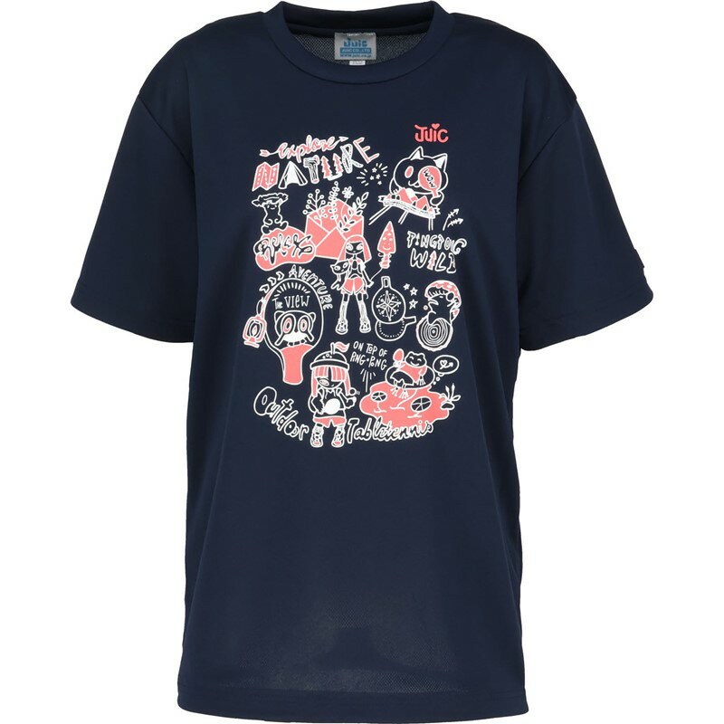 juic(ジュイック)JUIC ナチュール卓球ゲームシャツ(5696-nv)