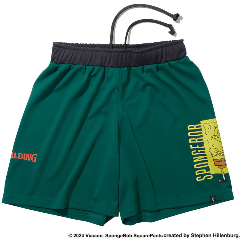 SPALDING スポルディングプラクティス パンツ スポンジ・ボブ バスケットボール フリークバスケットボ..
