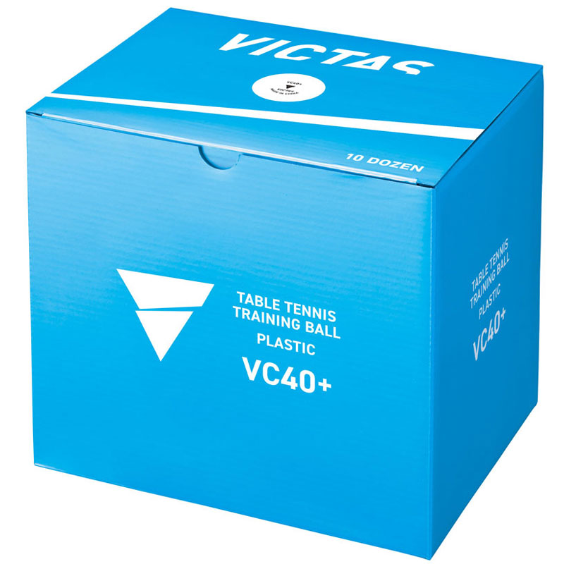 ヴィクタス victasVC40+トレーニングボール 10ダース入リ卓球 ボール(110010)