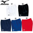 MIZUNO ゲームパンツ（メンズ） ・股下L寸13cm ・右後ろポケット有り ・スリット有り ■素材：エラスフィット　ポリエステル100％ ■カラー： 01：ホワイト 09：ブラック 14：ネイビー 22：Rブルー 62：レッド ■サイズ：S、M、L、O、XO ■原産国:日本製・中国製