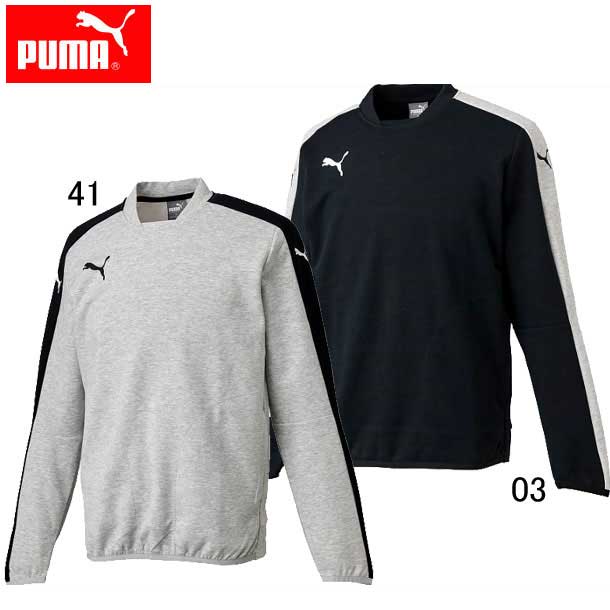 TWV カジュアルクルーネックスウェット（メンズ）【PUMA】プーマ●サッカーウエア （654890）*67